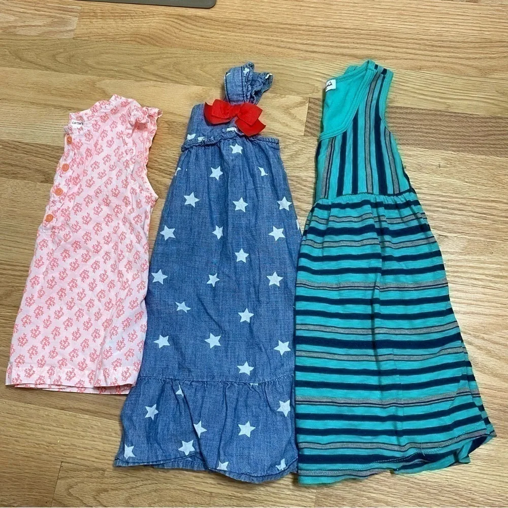 4T Clothing Bundle Dress Shirt Too Gymboree Carter’s Splendid Patriotic Stripe